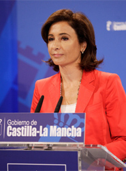 La consejera de Fomento, Marta García de la Calzada.