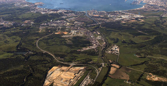 Vista aérea del Área Logística Bahía de Algeciras.