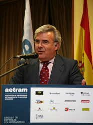 El presidente de AETRAM, Esteban Rivas.