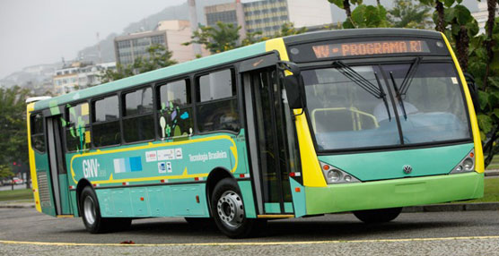 El nuevo vehículo impulsado por Gas y diésel estará presente en los Juegos Olímpicos de Rio 2016.