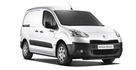 La nueva versión Partner 100% eléctrica de Peugeot.