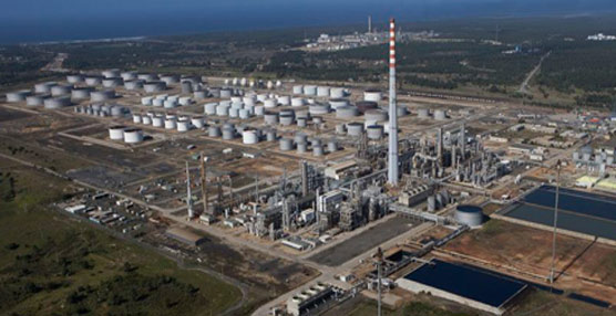 La refinería de Galp Energia situada en la ciudad portuguesa de Sines.