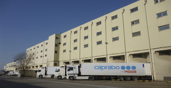 Centro logístico de Caprabo en L´Hospitalet de Llobregat.