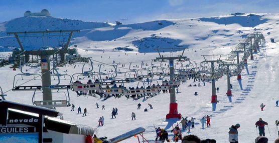 Estación de esquí de Sierra Nevada, uno de los destinos preferidos de los usuarios de Movelia.