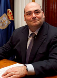 Alcalde de Oviedo, Agustín Iglesias Caunedo.