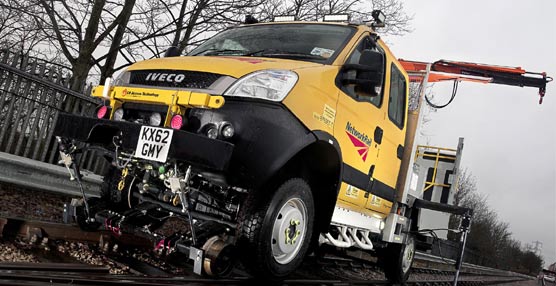 Iveco aporta 29 vehículos Daily 4x4 para el mantenimiento de las infraestructuras ferroviarias en Gran Bretaña