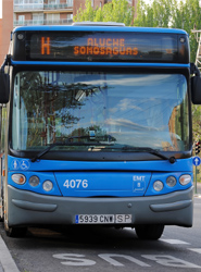 La EMT madrileña reducirá los servicios de autobuses universitarios con motivo de la Semana Santa