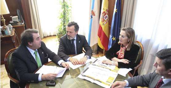 Reunión entre responsables de Fomento y autoridades locales para nuevas actuaciones de mejora, éstas en Galicia.