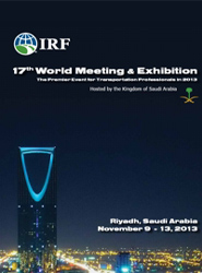 Cartel de la 17º edición del Congreso Mundial de la IRF.