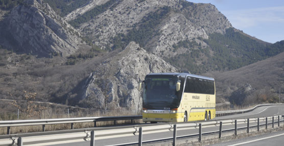 Un autobús de la compañía Alsa.