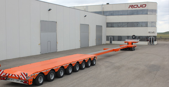 Unido a un camión MAN el conjunto será de 15 ejes, 45 metros de longitud y 160 toneladas brutas.