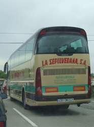 Un autobús de La Sepulvedana, uno de los galardonados por Asetra.
