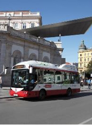 Los autobuses eléctricos de Siemens estarán entre los vehículos de la Exposición.