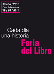Cartel de la Feria del Libro de Toledo.