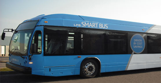 Modelo de autobús que Nova Bus entregará en Chicago.