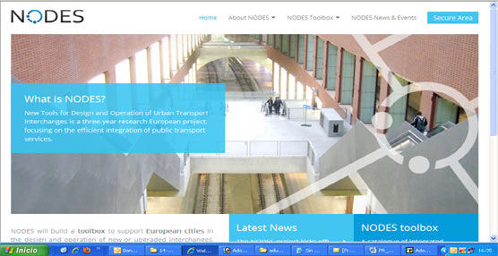 Página web del proyecto NODES.