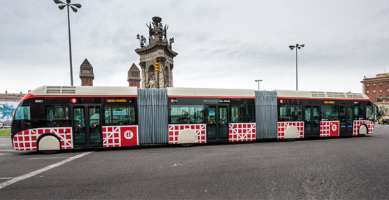 El nuevo híbrido articulado de Transports Metropolitans | Foto: TMB