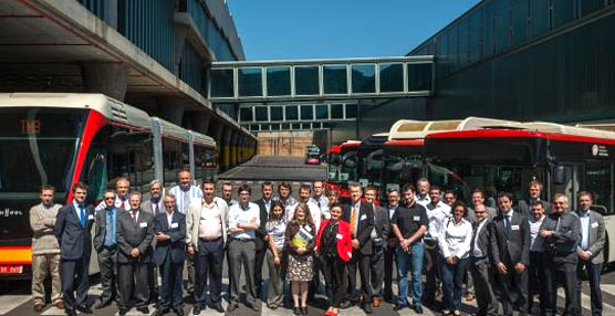 Instantánea de la tercera cumbre de fabricantes y operadores europeos de híbridos celebrada en Barcelona.
