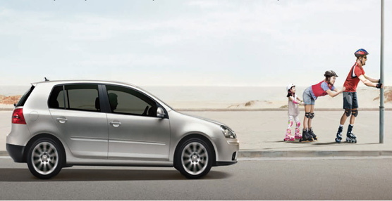 Imagen promocional que Volkswagen ha incorporado en su campaña de servicio para el verano