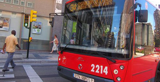 Autobús de Zaragoza.