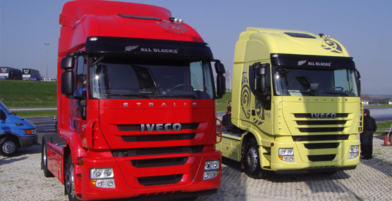 Dos cabeceras de camion de la marca Iveco.