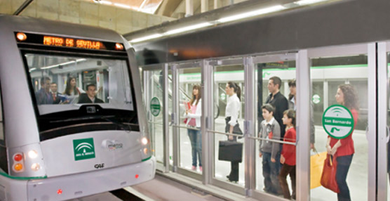Metro Sevilla, uno de los beneficiados por el compromiso del Consorcio de Transportes de Sevilla.