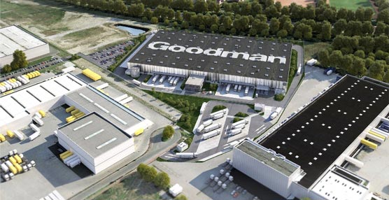 Imágenes proyectadas del que será el nuevo centro de Goodman para Volkswagen.