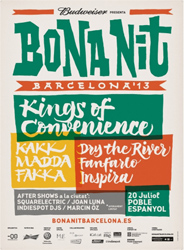 Cartel del festival Bona Nit Barcelona.