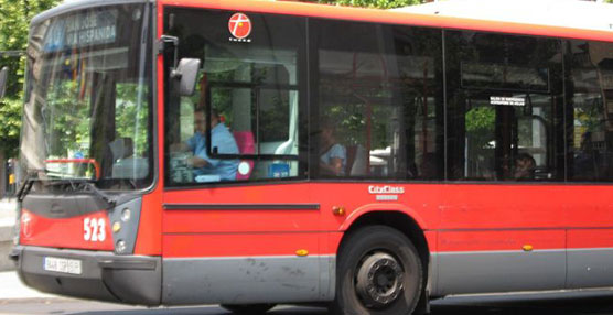 Autiobús de la empresa Autobuses Urbanos de Zaragoza.