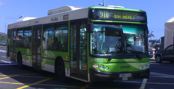 Autobús de TITSA.