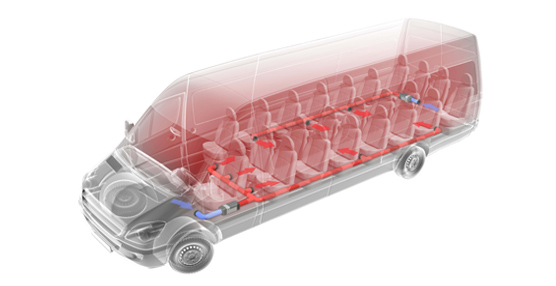 Webasto presentará al público de Busworld sus nuevos sistemas calefactores Air Top para autobuses