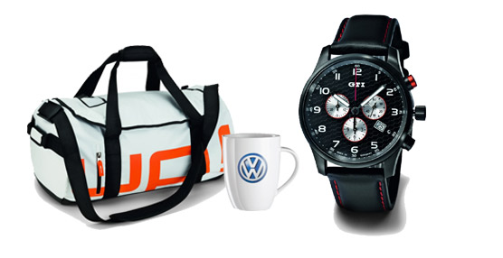 Algunos de los productos que se encontrarán en la tienda online de Volkswagen