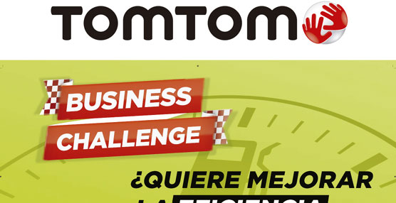Cartel de promoción del evento TomTom Business Challenge.