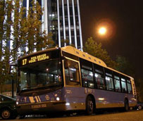 EMT de Madrid pone en marcha la reestructuraci&oacute;n de su red nocturna de autobuses urbanos de la capital