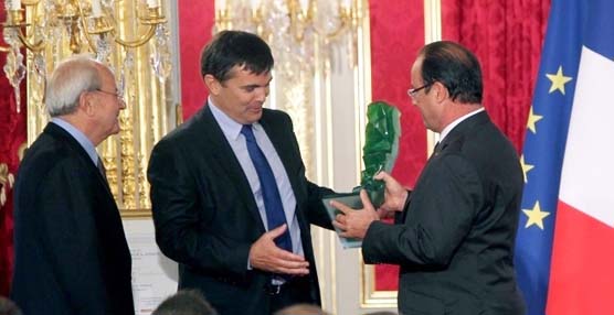 ID Logistics premiada de manos del Presidente francés, François Hollande, por su "audacia creativa"
