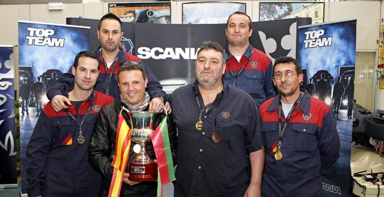 Scania Ibérica compite para ganar el premio de mejor equipo de servicios de Scania