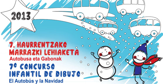 VII Concurso Infantil de Dibujo “El autobús y la Navidad” organizado por Dbus y el Mercado de San Martín