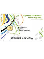 Tarjeta de Transporte Subvencionado de Extremadura.