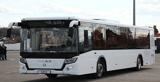 Autobús de Scania en Moscú.