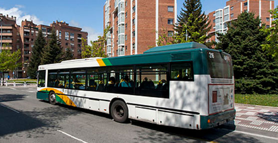 Autobús del Transporte Urbano Comarcal de Pamplona.