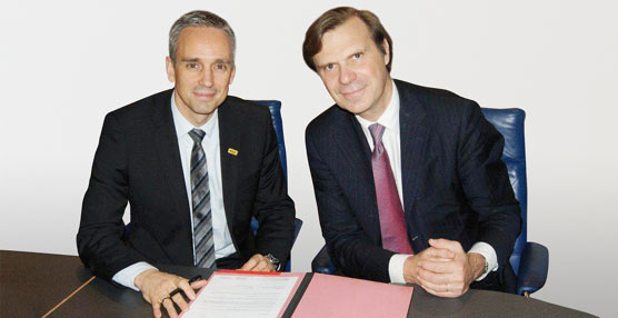 Jens Röttgering, 'managing partner' de Hengst SE & Co. KG Mr. y Pierre Fleck, CEO de Europart.