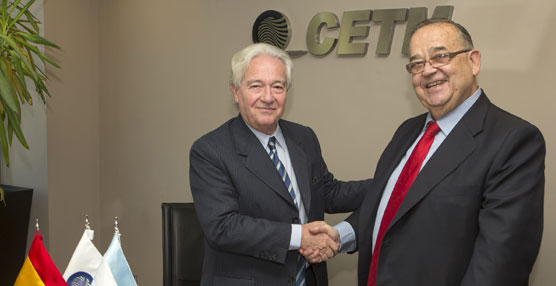 Julio César Brizzi, presidente de AFT Conosur y Marcos Montero, presidente de CETM.