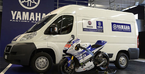 Fiat Professional, patrocinador y proveedor de vehículos del equipo japonés en el Campeonato de MotoGP 2014