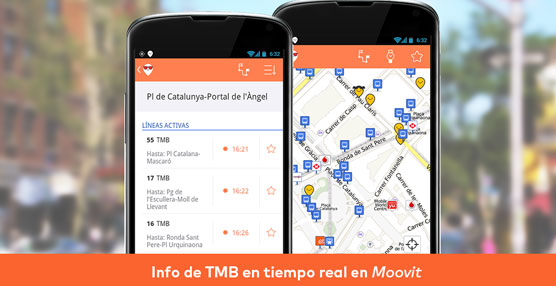 Moovit lleva casi 300.000 descargas en España.
