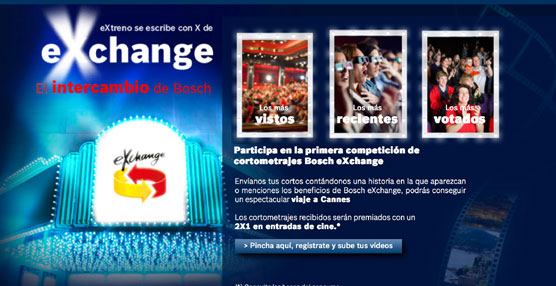 Imagen de la ‘Campaña de cine’ para dar a conocer los productos de intercambio Bosch eXchange.