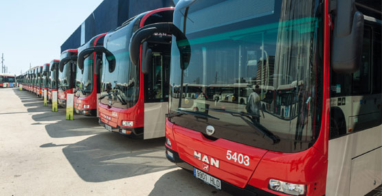 33 autobuses m&aacute;s&nbsp;de Transports Metropolitans de Barcelona&nbsp;dejan atr&aacute;s&nbsp;el diesel y el GNC y se transforman en h&iacute;bridos