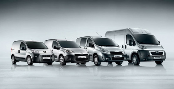 Vehículos comerciales de Peugeot.