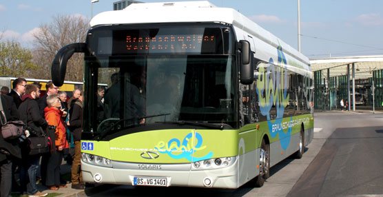 Solaris ha presentado su autobús eléctrico Urbino en la ciudad alemana de Braunschweig.