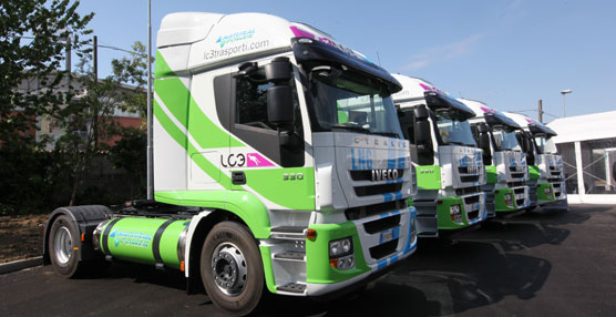Iveco entrega los primeros cinco Stralis GNL que circular&aacute;n por Italia a una empresa de&nbsp; transporte de contenedores