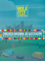 Cartel del concurso convocado por Mulafest 2014.